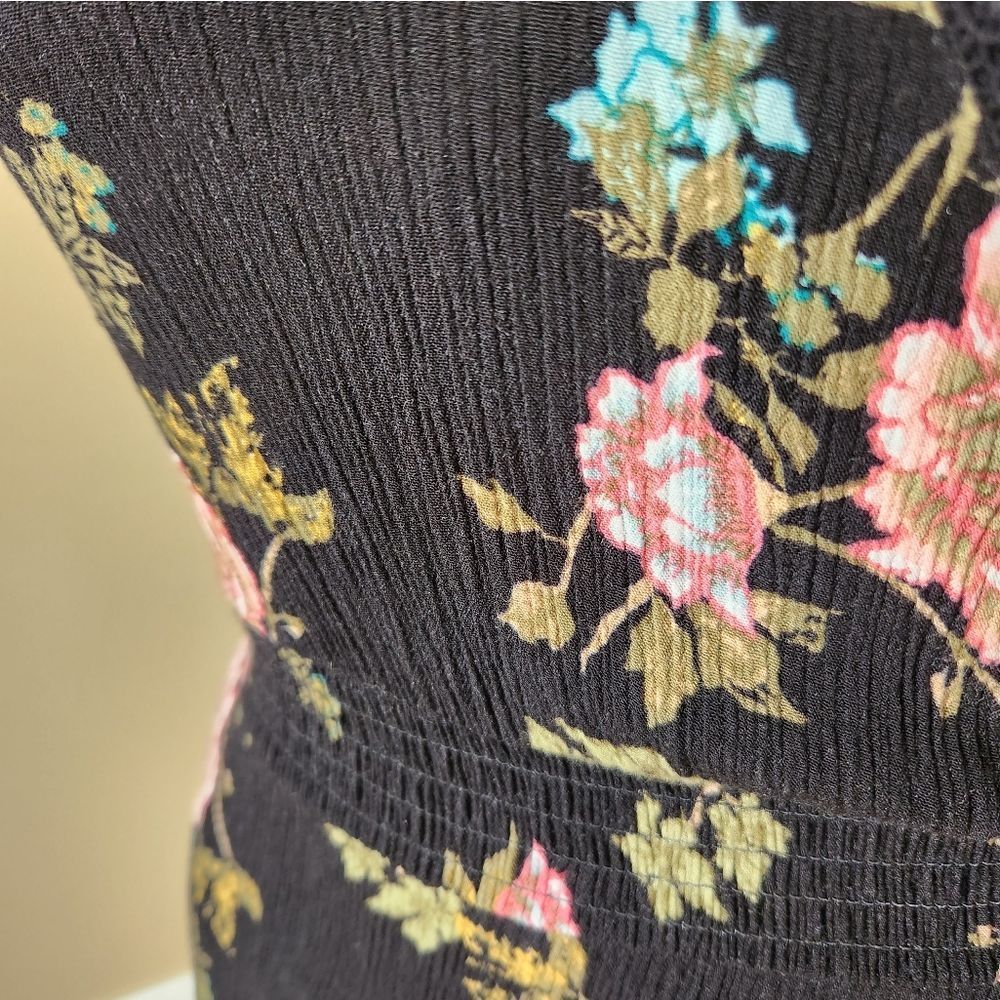 American Rag cie entry maxi front slit floral dress M / L - Picture 5 of 6